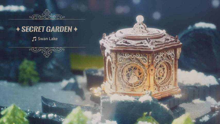 Mechanical Music Box Kit - 3D Wooden Puzzle
