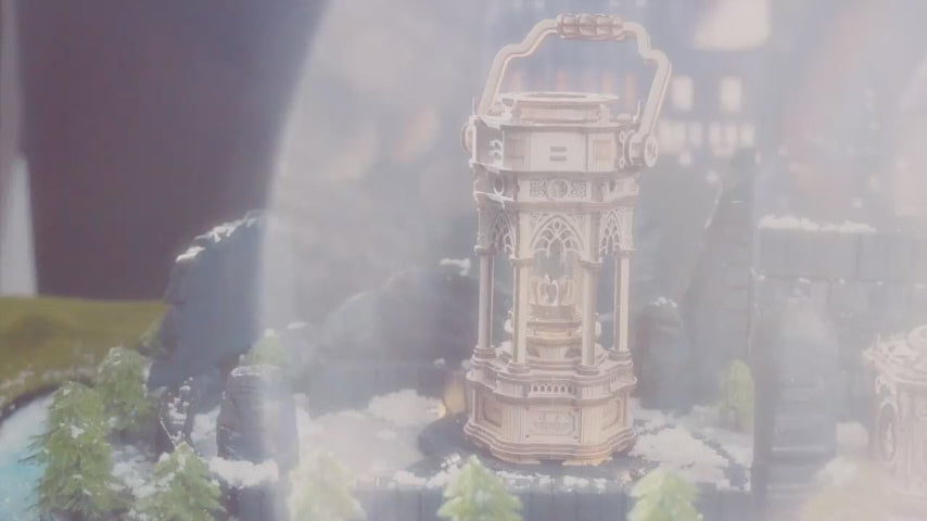 Victorian Lantern Musical Box - 3D Wooden Puzzle
