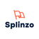 Splinzo logo with an orange and red icon on a white background